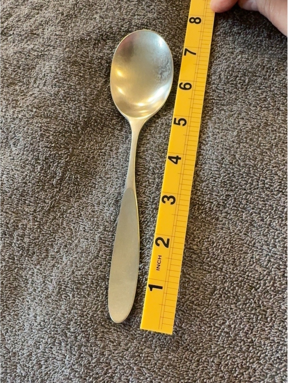 Vintage Lauffer Magnum Norway 18/8 Stainless Oval Soup Spoon 7 3/8” MCM